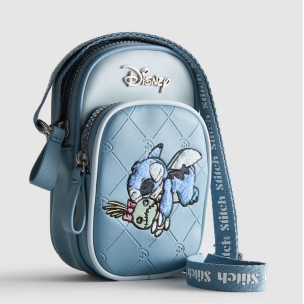 Disney Stitch crossbody shoulder phone bag.